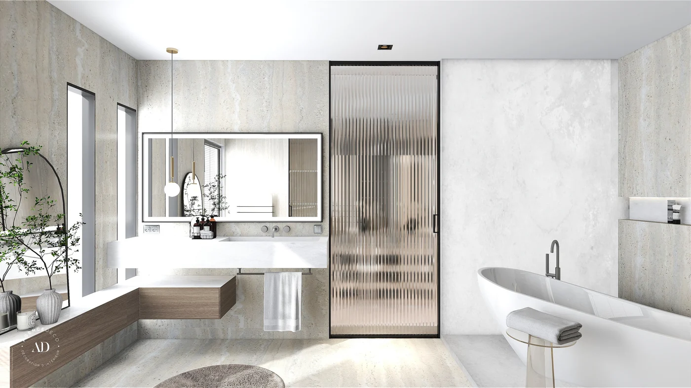 Salle de bain 14m2 — Saint-Cloud Salle de bain 14m2 — Saint-Cloud