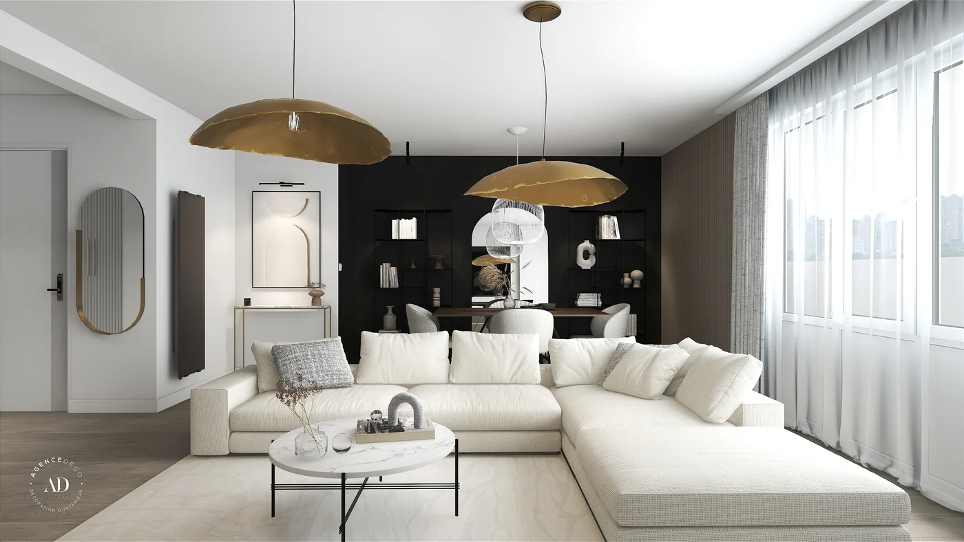 Séjour / Cuisine 60m2 — Courbevoie Séjour / Cuisine 60m2 — Courbevoie