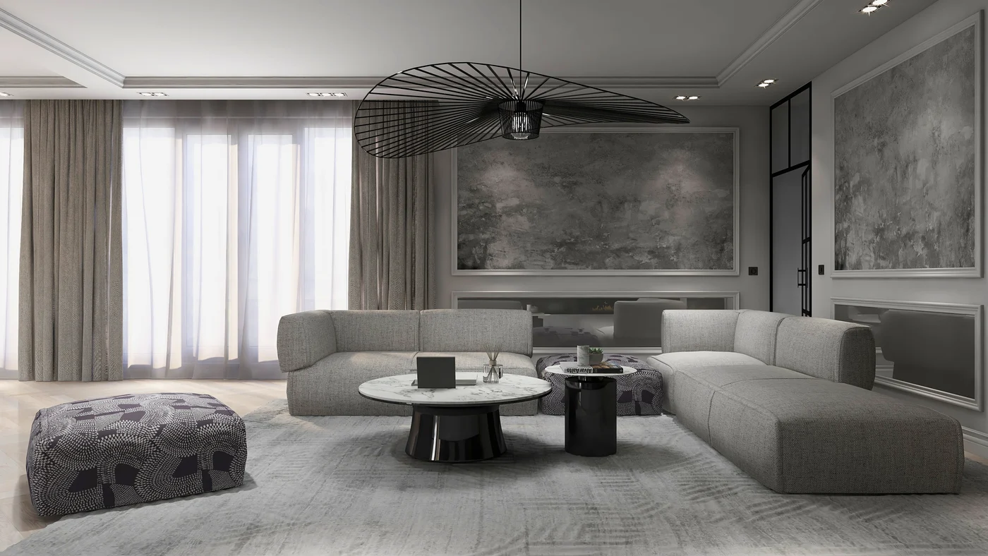 Salon 70m2 — Paris, 16e Salon 70m2 — Paris, 16e