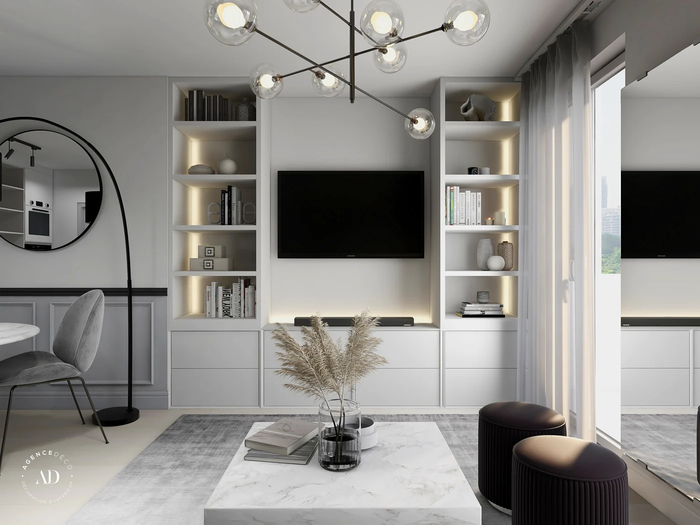 Salon 24m2 — Paris, 7e Salon 24m2 — Paris, 7e